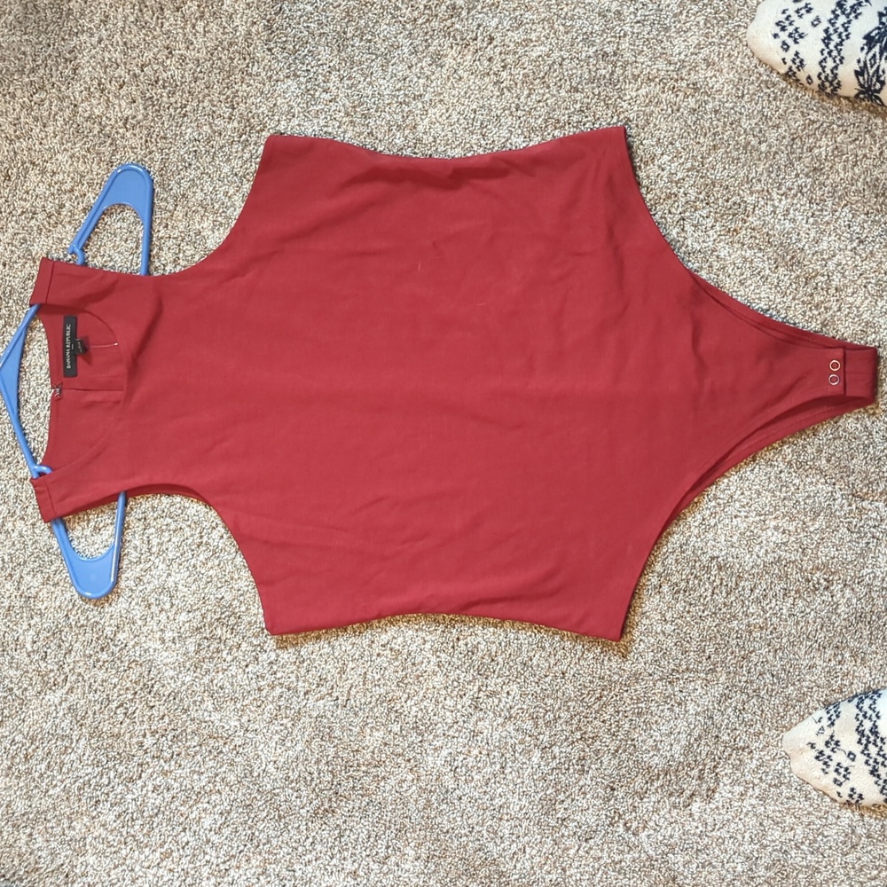 Red banana republic bodysuit